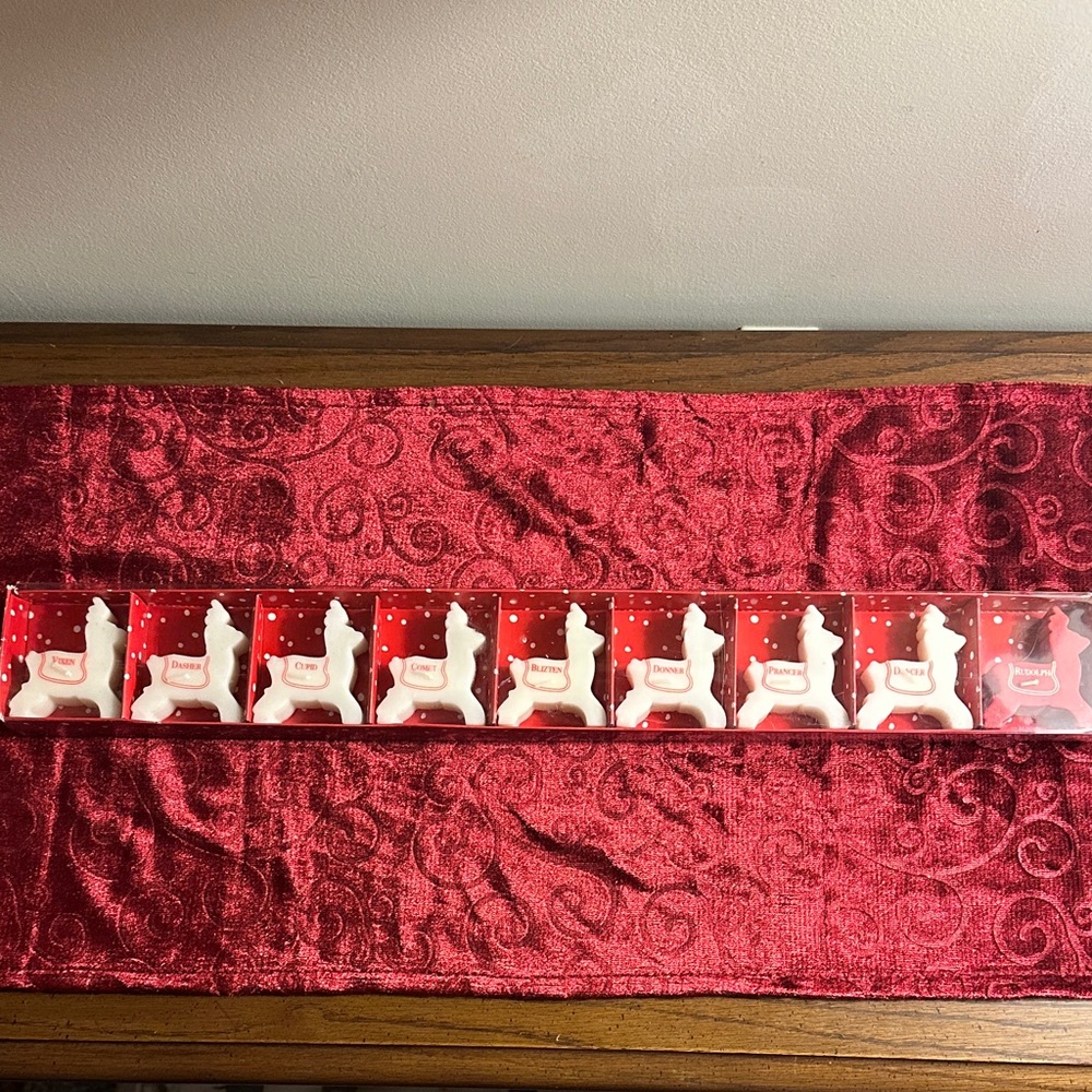 Reindeer Candles - White Barn NWT